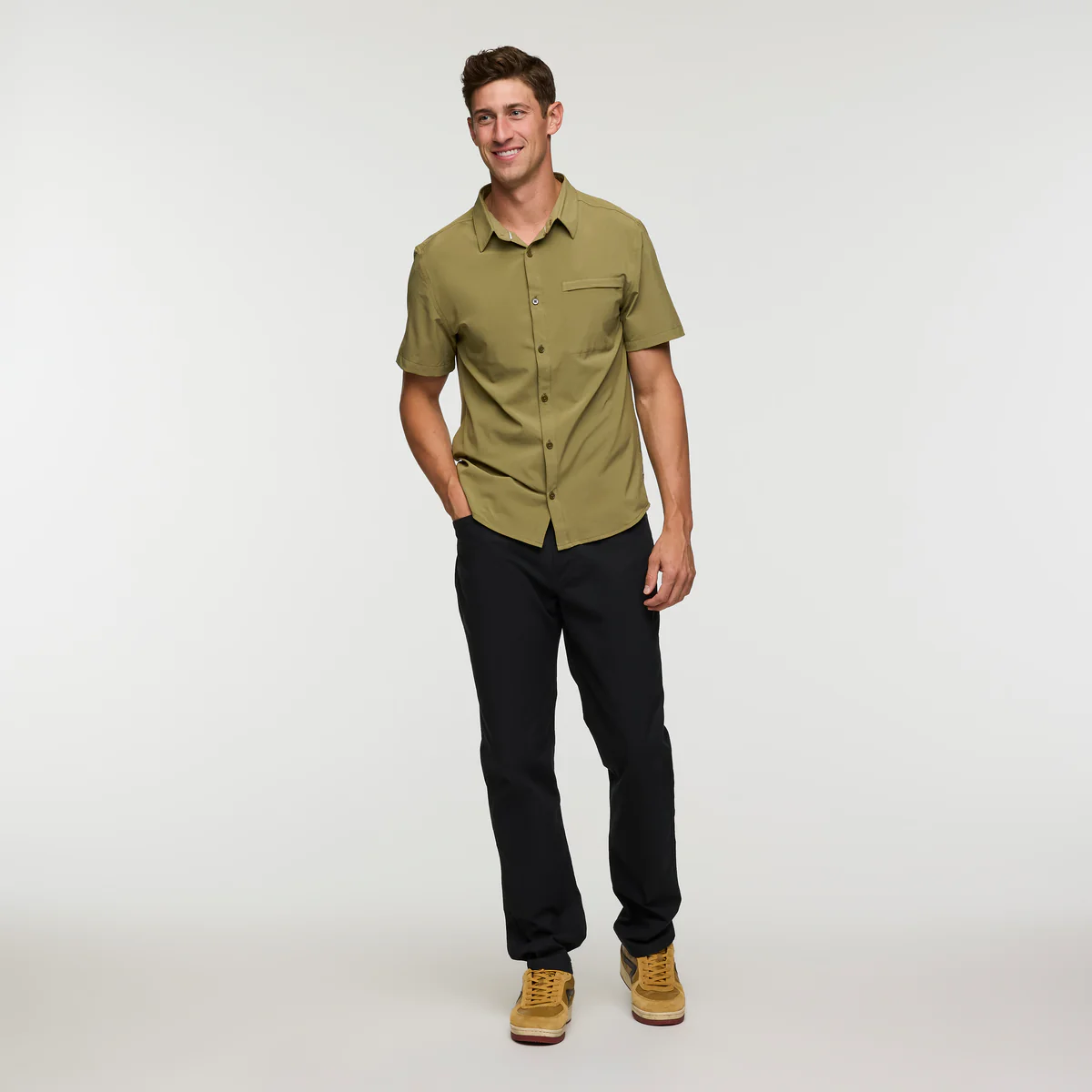 Cambio Button Up Shirt - Solid Men's - Image 20