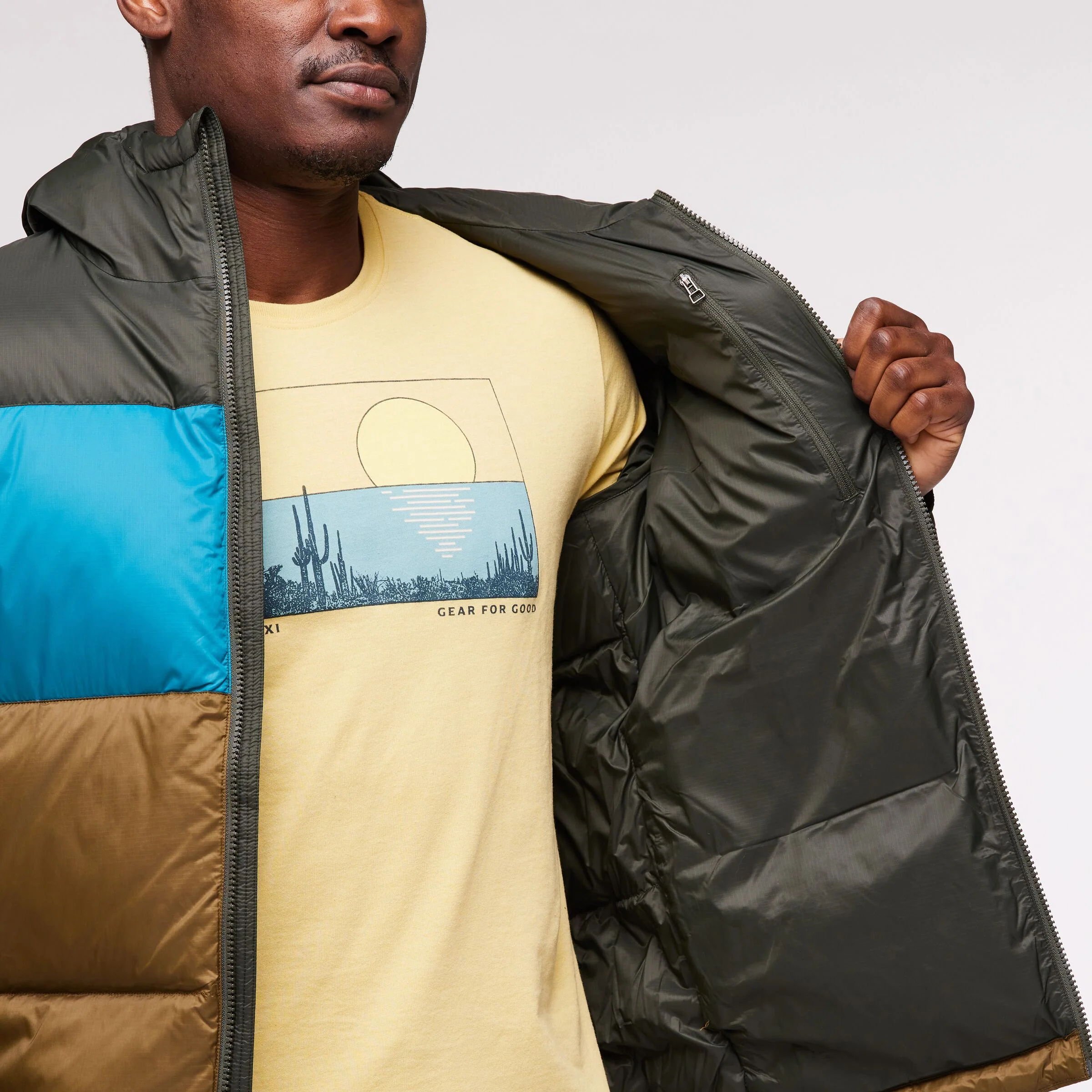 Solazo Down Hooded Jacket - Mens - Image 17