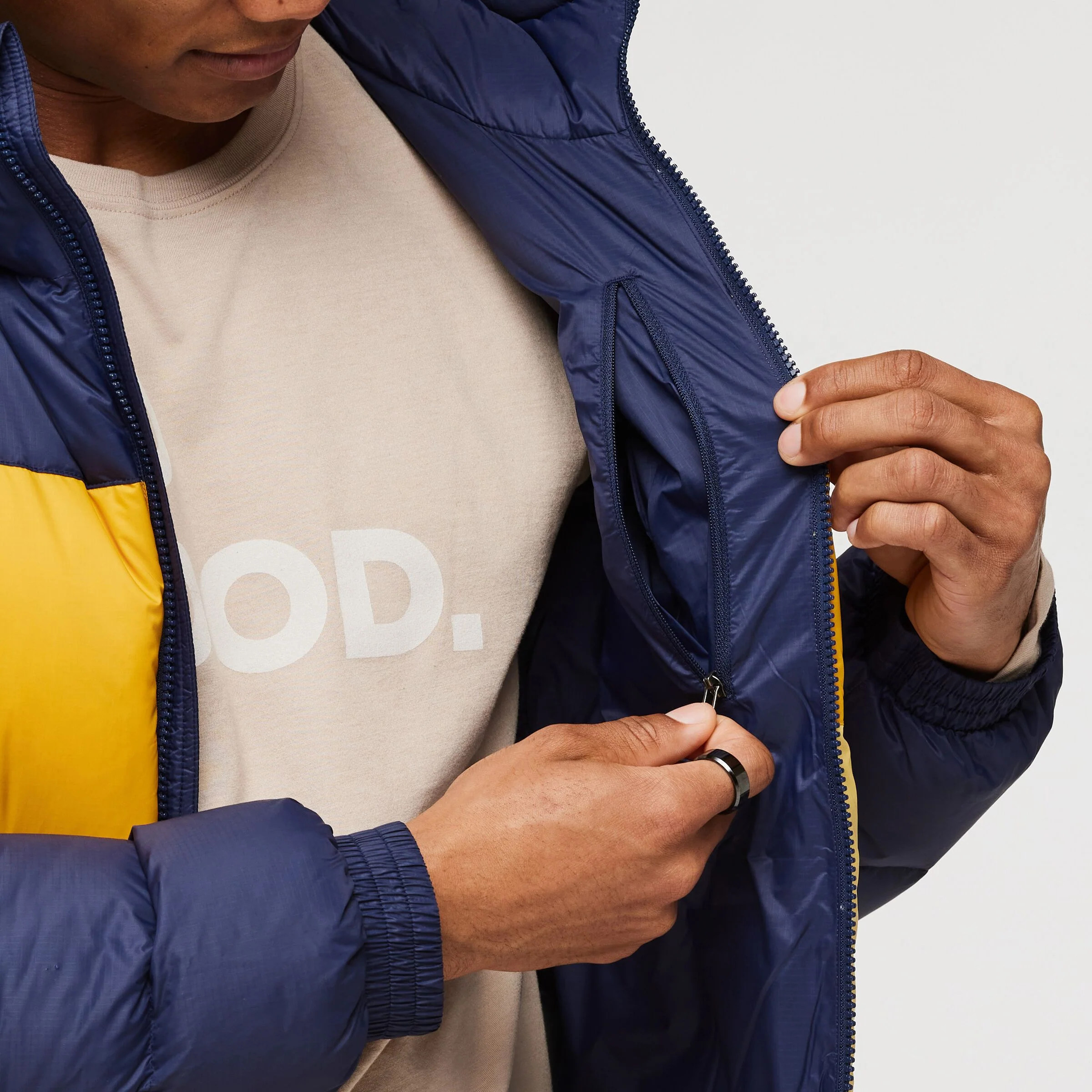 Solazo Down Hooded Jacket - Mens - Image 6