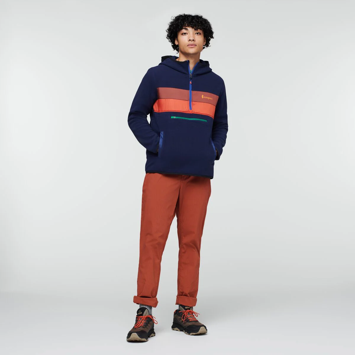 Teca Fleece Hooded Half-Zip Jacket - Recycled - Men's - Image 12