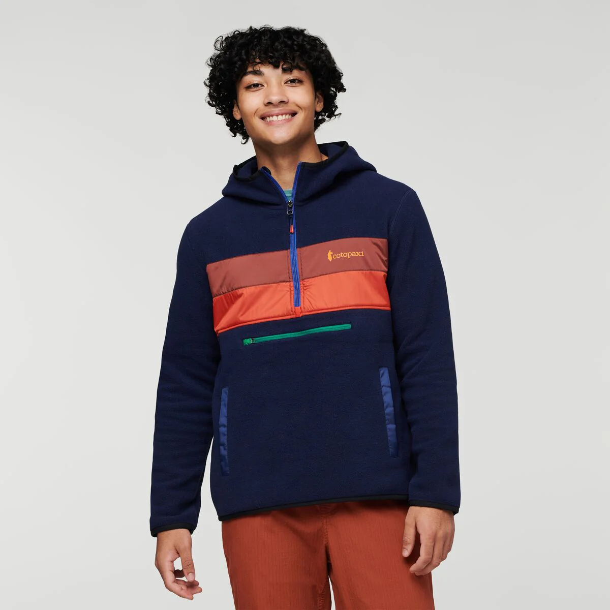 Teca Fleece Hooded Half-Zip Jacket - Recycled - Men's - Image 5