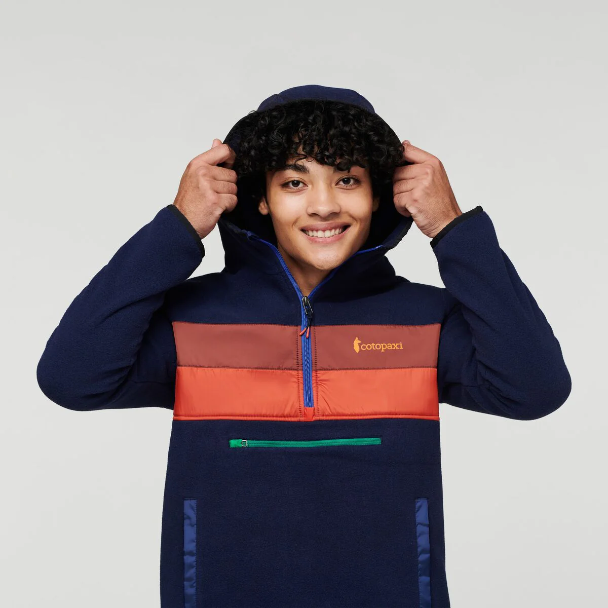 Teca Fleece Hooded Half-Zip Jacket - Recycled - Men's - Image 6