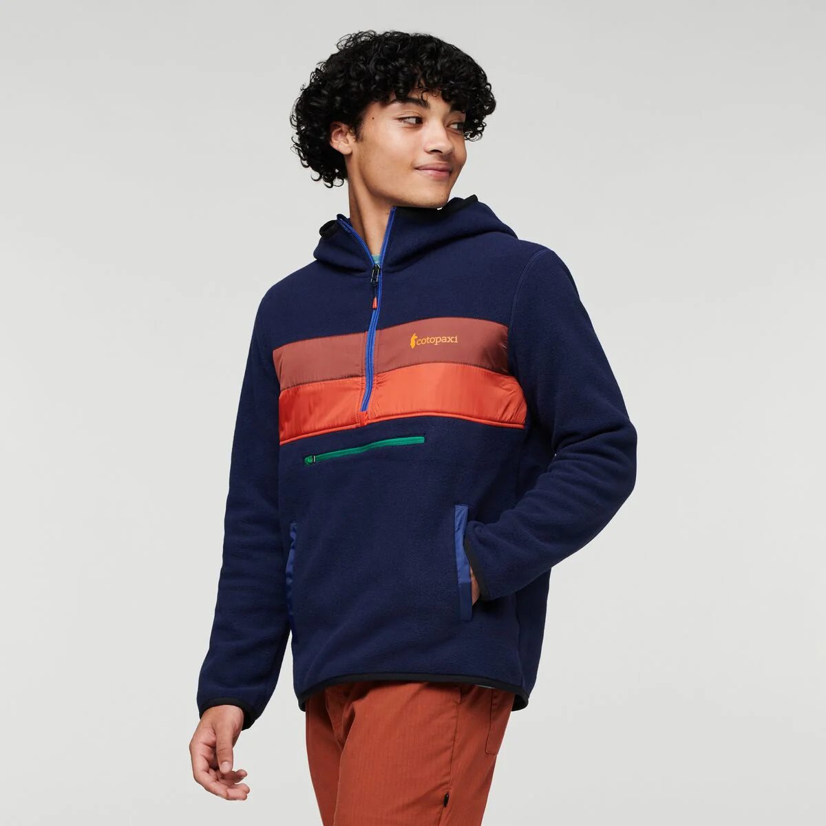 Teca Fleece Hooded Half-Zip Jacket - Recycled - Men's - Image 7