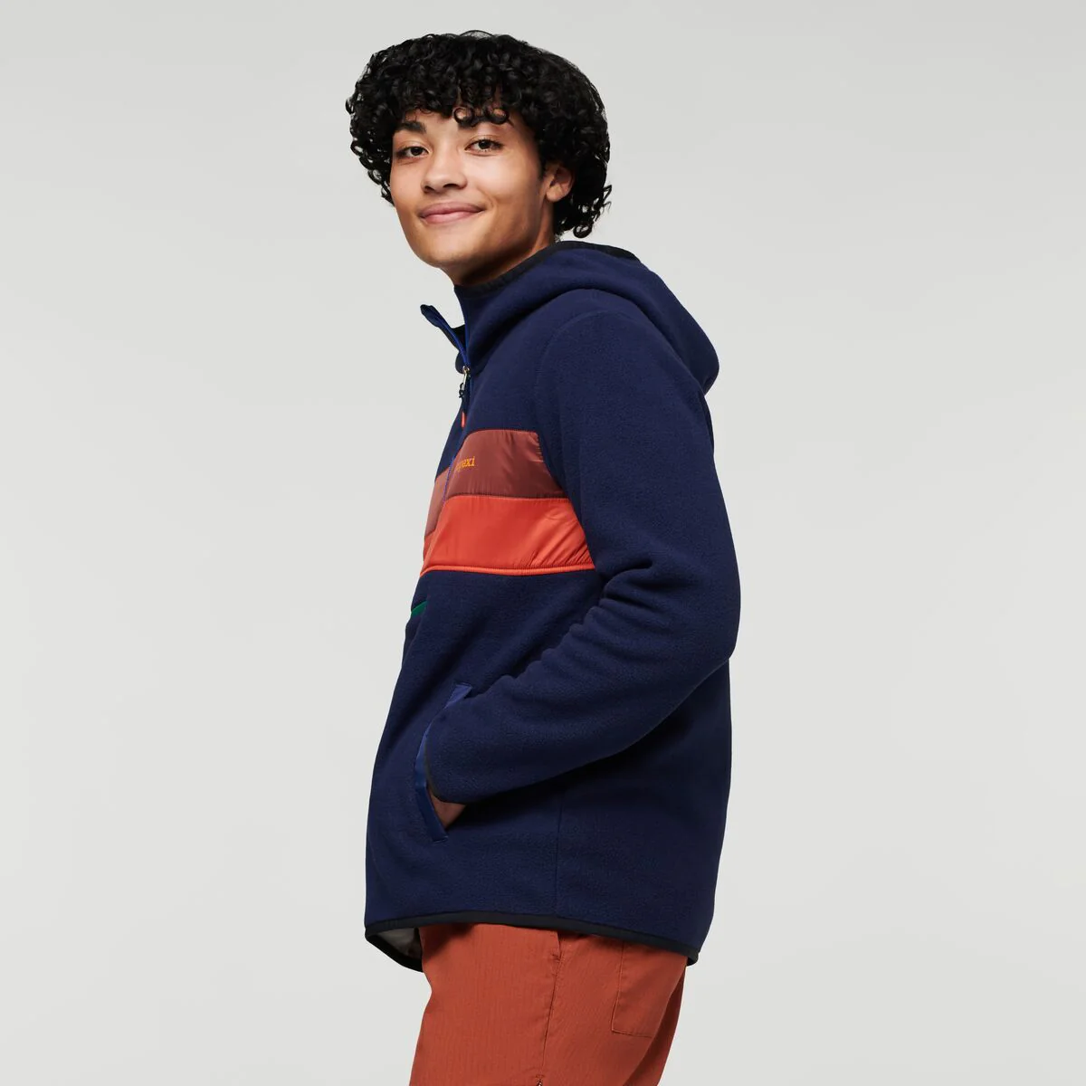 Teca Fleece Hooded Half-Zip Jacket - Recycled - Men's - Image 8