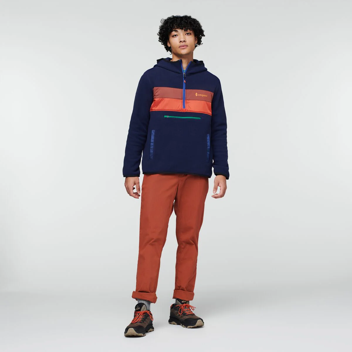 Teca Fleece Hooded Half-Zip Jacket - Recycled - Men's - Image 9